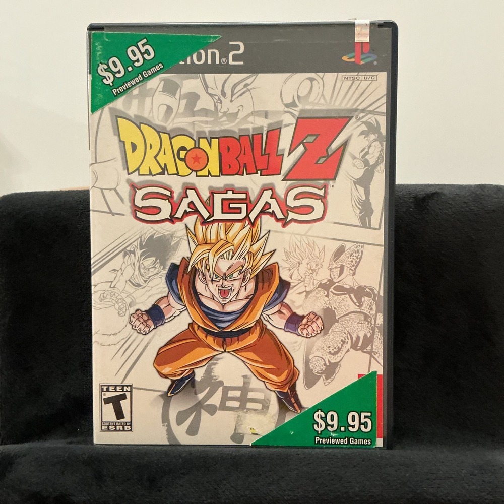 Y2K Atari Dragon Ball Z Sagas PS2 Video Game Sony PlayStation 2 Anime Fighting